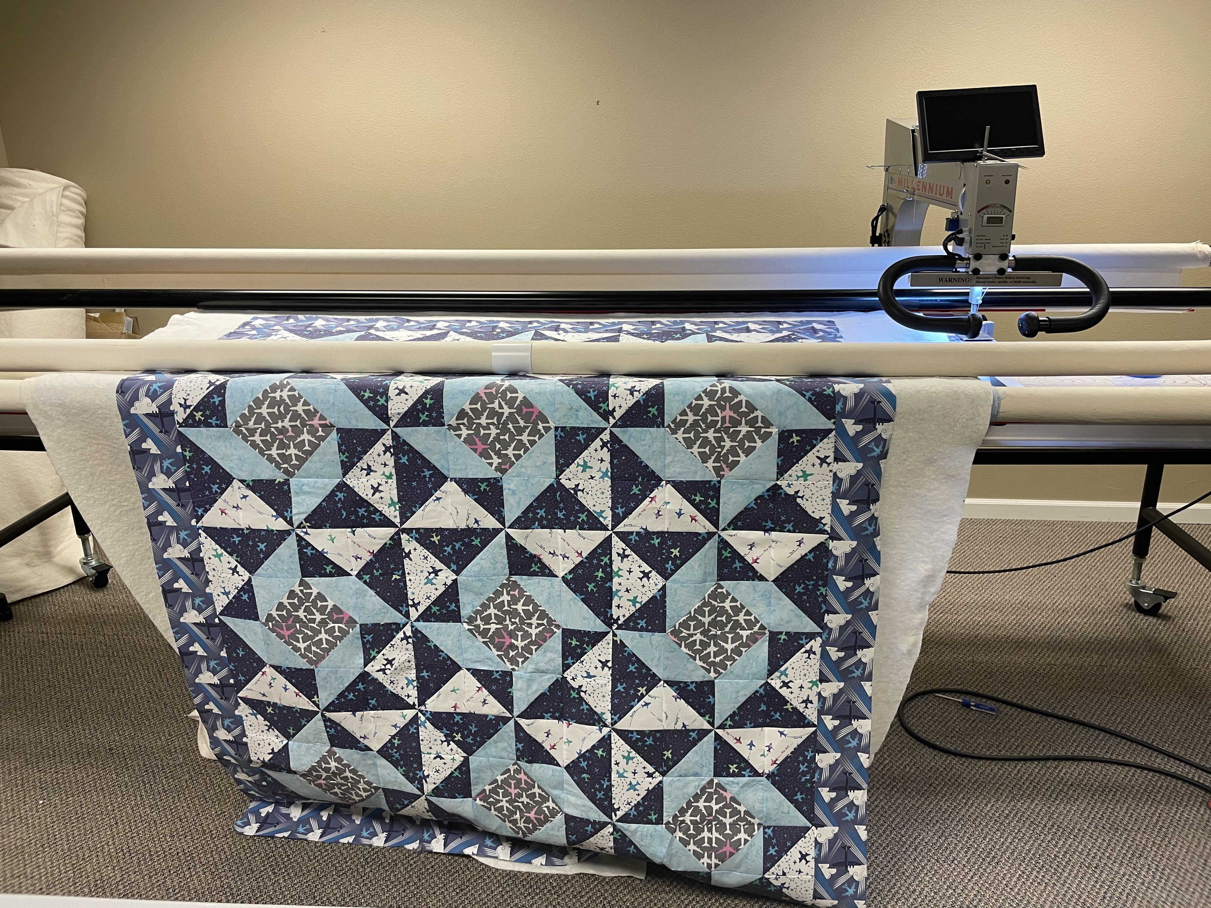 Quilt on Longarm