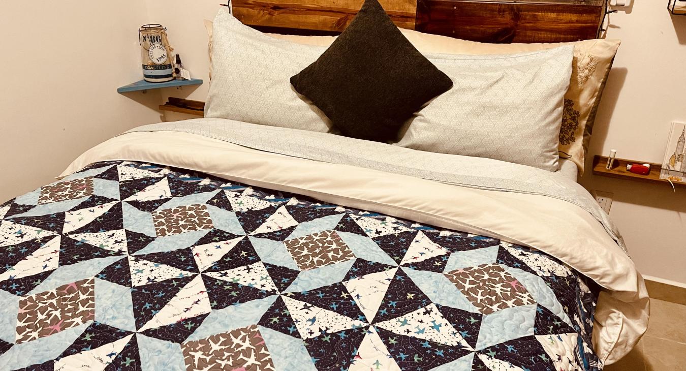Flying Aviation Custom Quilt