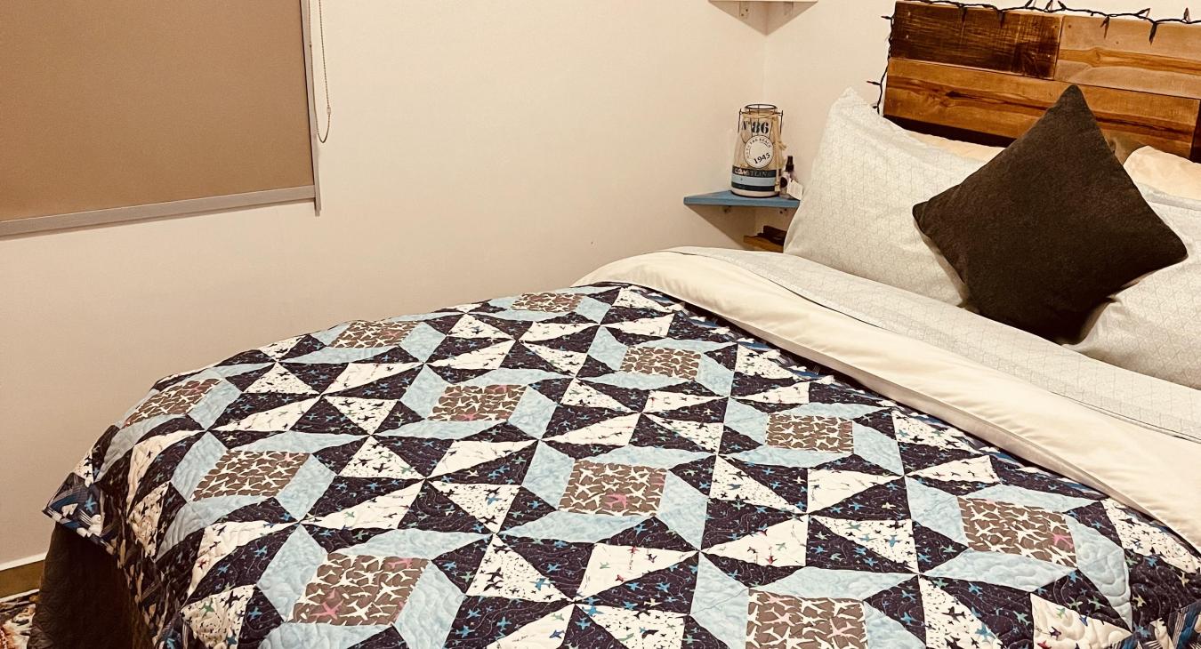 Flying Aviation Custom Quilt