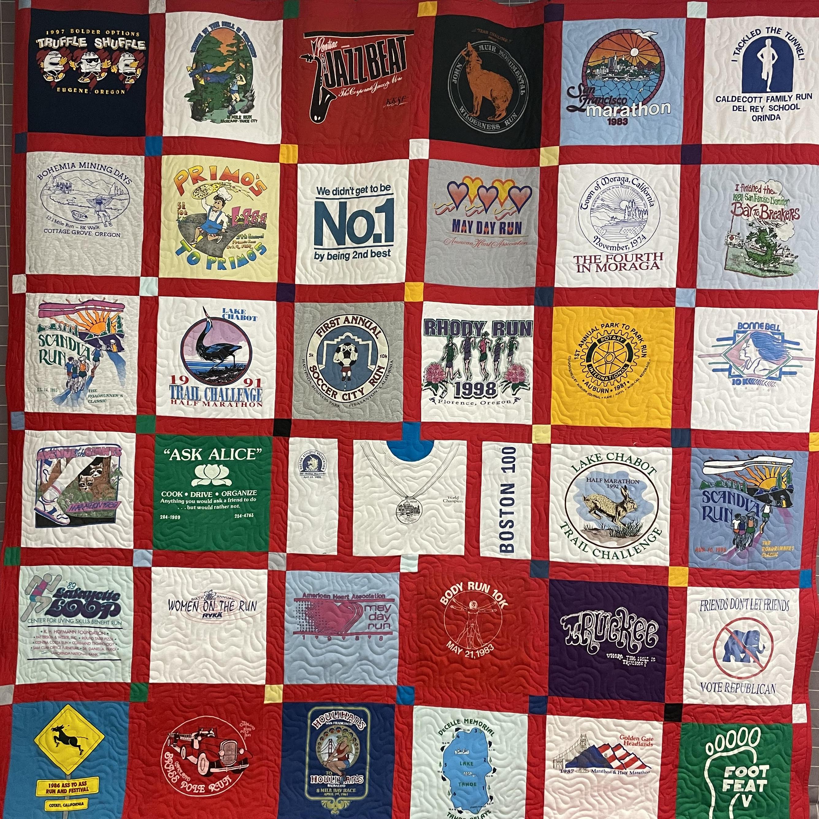 Marathon T-Shirt Quilt